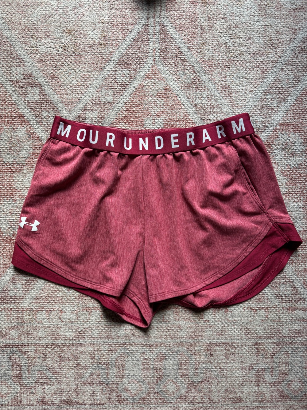 Under Armour Women's Heather Rose Athletic Shorts